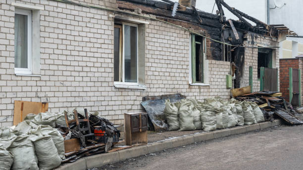 Professional Soot Cleanup technician working in Camden, NJ